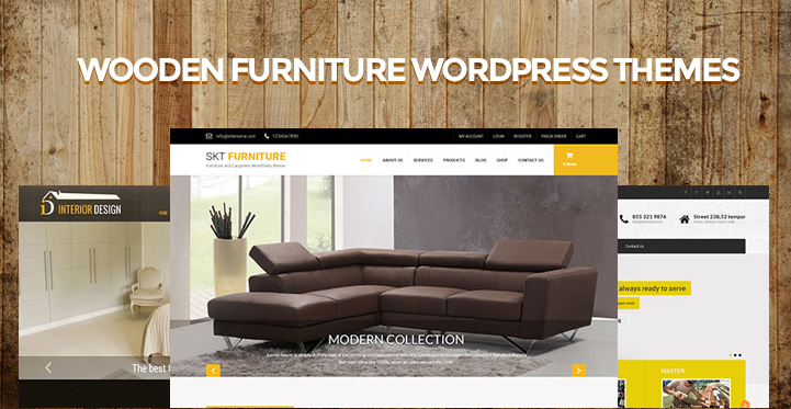 Wooden Furniture Wordpress Themes For Wood Carpenter Websites