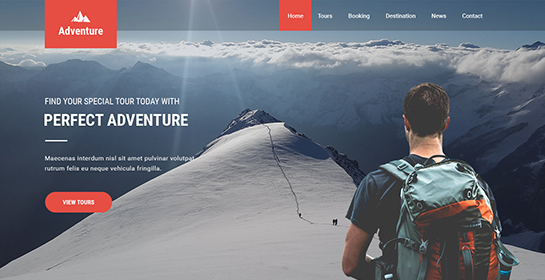 adventure WordPress theme