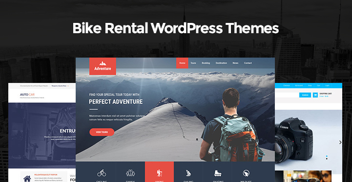 7+ Bike Rental WordPress Themes for Bike and Car Rental Websites