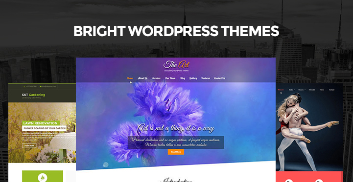 10+ Bright WordPress Themes for Brighter Inspirational Websites