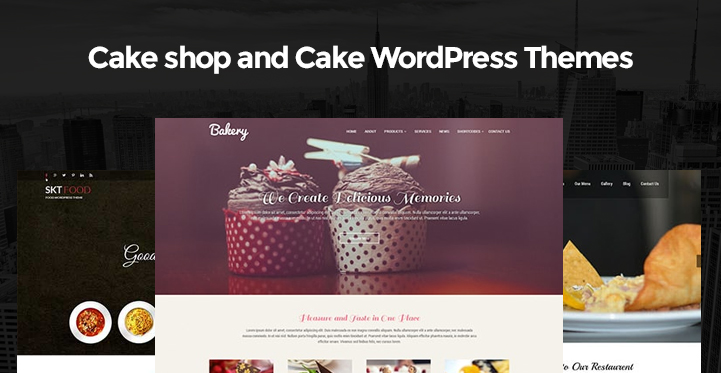 Cake Shop and Cake WordPress Themes