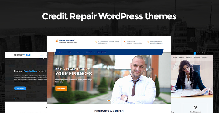 22 Credit Repair WordPress Themes for Financial Credit and Collections Sites