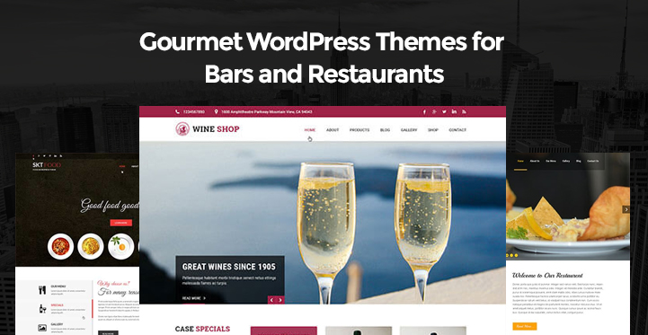 Gourmet WordPress Themes for Bars and Restaurants Websites