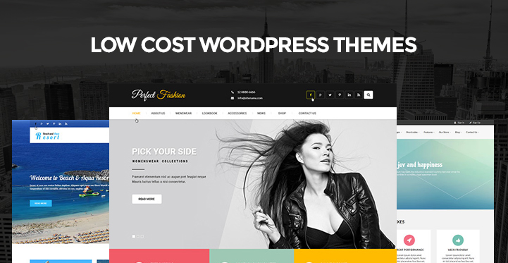 9 Low Cost WordPress Themes for Low Cost Website Development