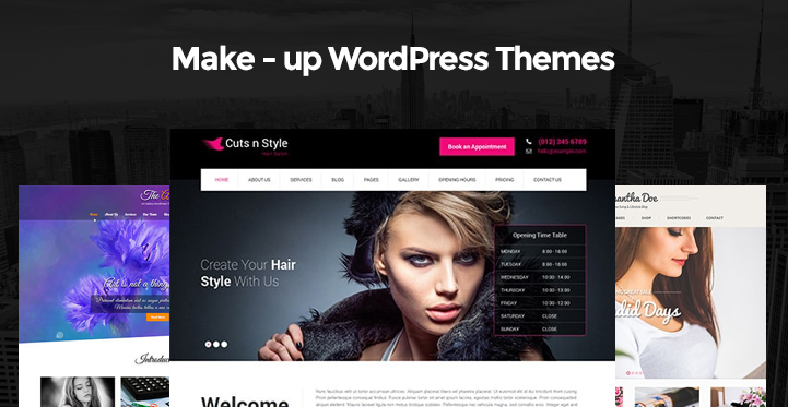 Beauty Products WordPress Themes