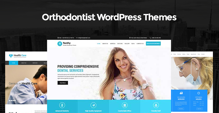 8 Orthodontist WordPress Themes for Smile Clinic and Dental Care Sites