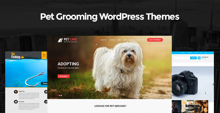 pet grooming wordpress themes