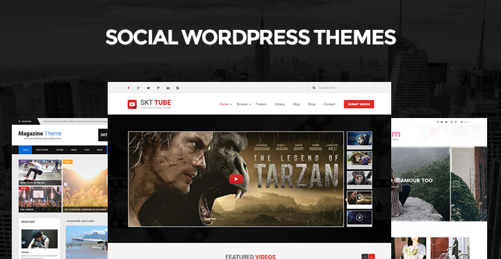 social wordpress themes