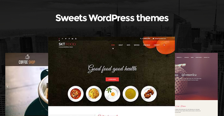 Sweets WordPress Themes for Sweet Shop and Confectionery Website
