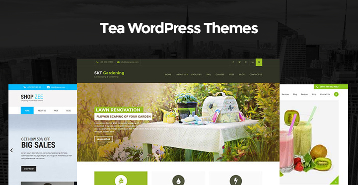 15 Tea WordPress Themes for Making a Tea or Coffee Shop Websites