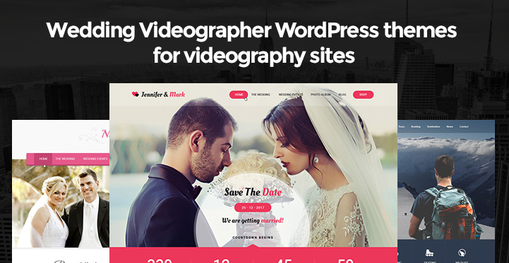 11+ Wedding Videographer WordPress Themes for Videography Sites