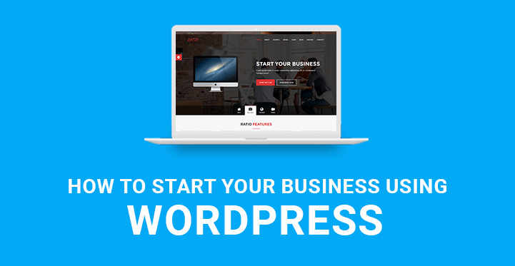 start your business using WordPress