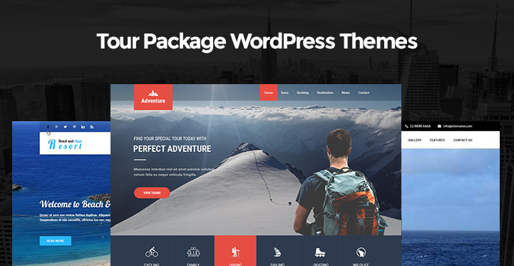 Tour Package WordPress Themes