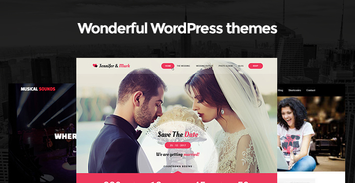 7 Wonderful WordPress Themes for Wonderful Looking Websites