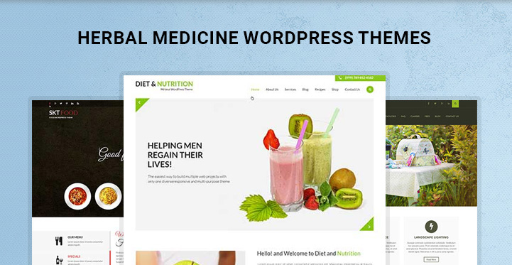 Herbal Medicine WordPress themes banner