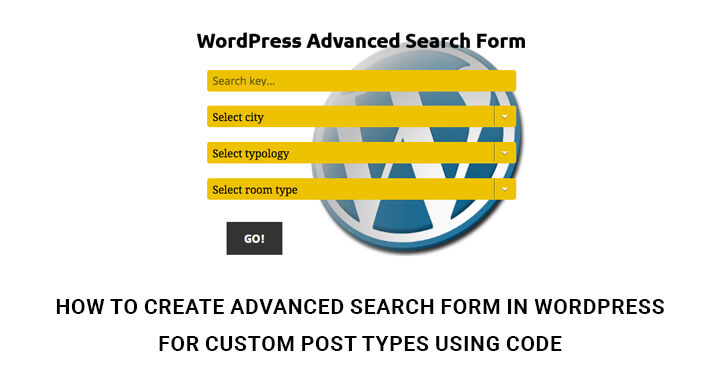 Advanced Search Form In WordPress