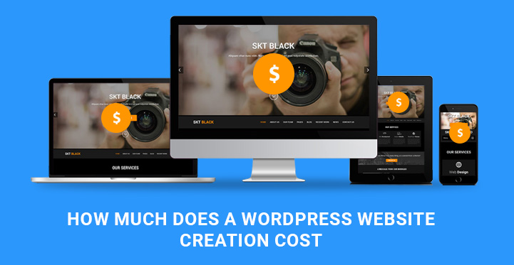 How much does a WordPress website creation cost