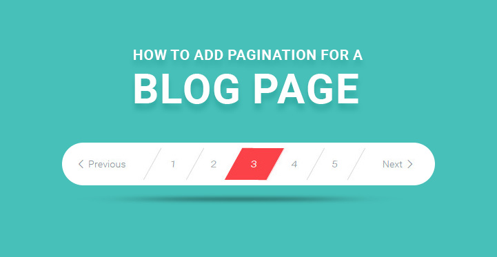 Add Pagination for a WordPress Blog Page