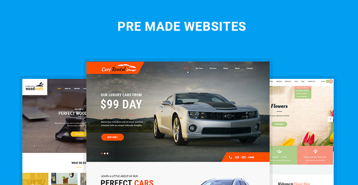 Pre Made Websites Using WordPress Themes Check for Your Next Site