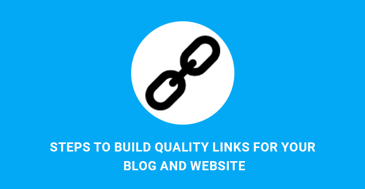 Steps to build quality links for