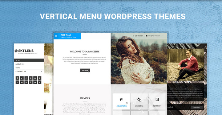 Vertical Menu WordPress Themes