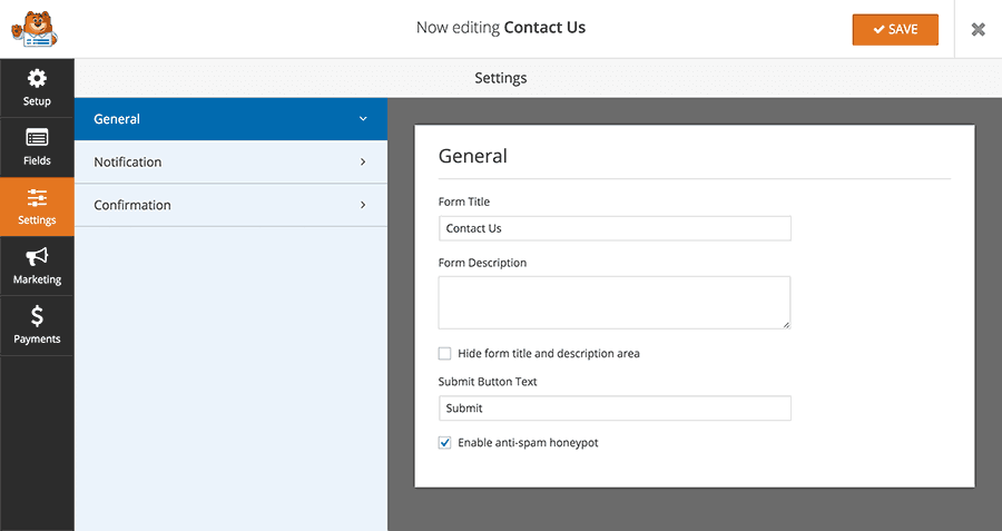 adding contact form