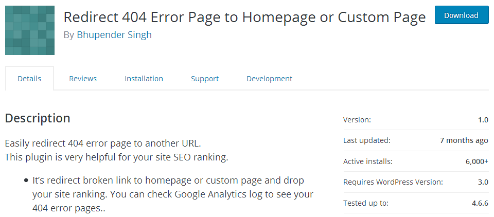 Redirect 404 Error Page to Homepage or Custom Page