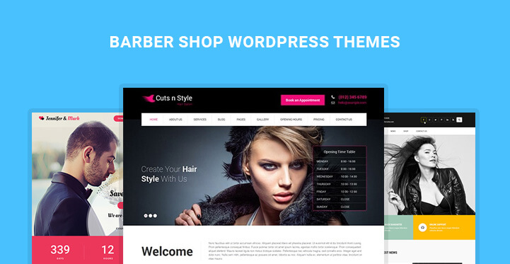 Barber Shop WordPress Themes