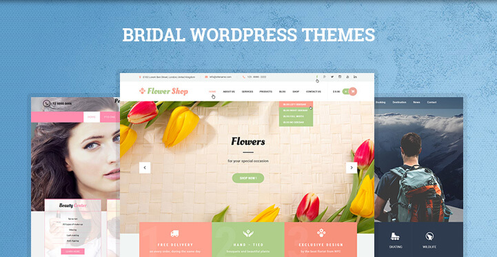 15 Bridal WordPress Themes for Bridal Engagement Wedding Websites