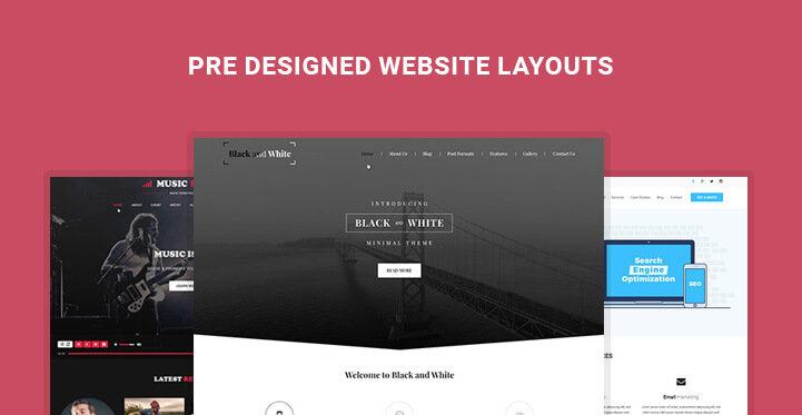 Pre Designed WordPress Themes for Easier Way to Create Websites