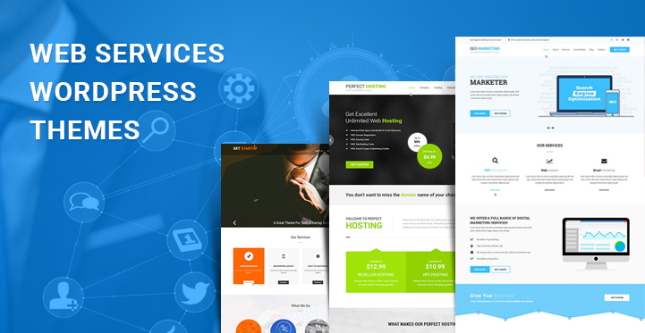 10 Web Services WordPress Themes for Web Service Provider Websites