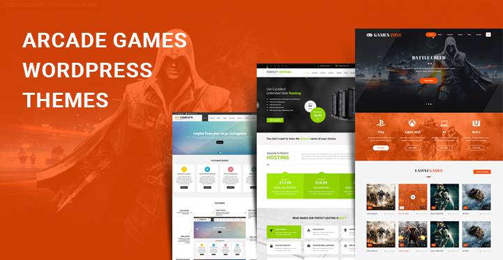 Arcade Games WordPress Themes for Gaming Websites & Developers