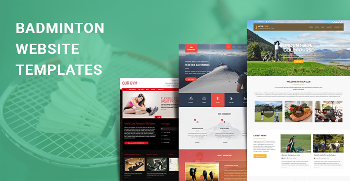 Badminton WordPress Themes for Sports Player Websites
