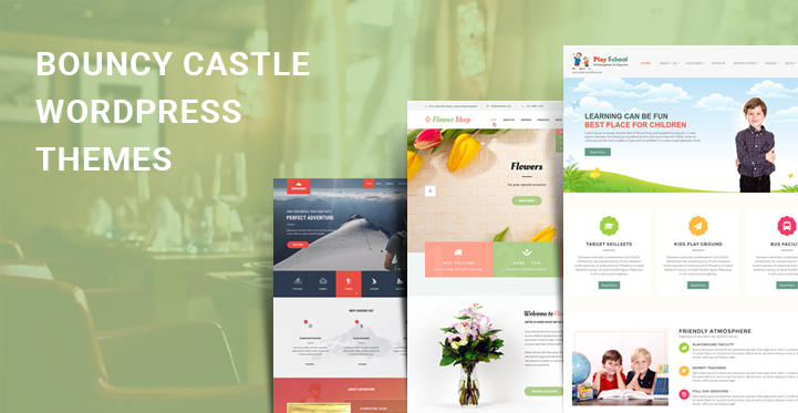 bouncy castle WordPress themes