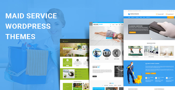 6 Maid Service WordPress Themes for House Cleaning Services Websites