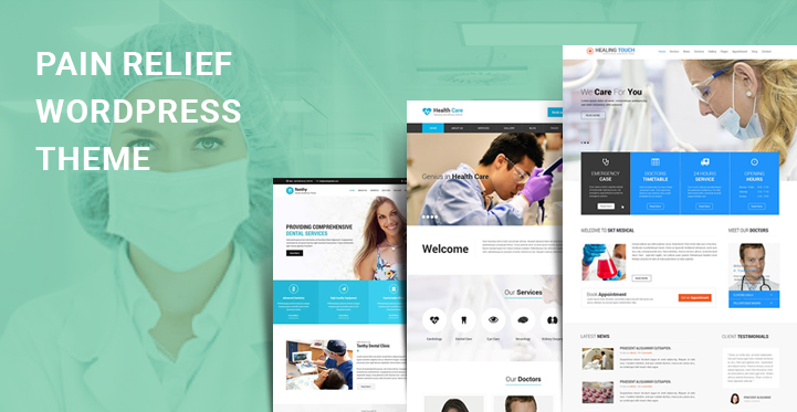 12 Pain Relief WordPress Themes for Pain Relief Clinic Websites