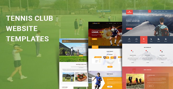 Tennis Club WordPress Themes for Sports Tennis Court and Club Websites