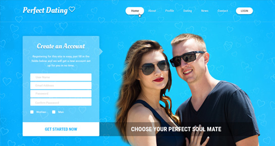 dating WordPress theme