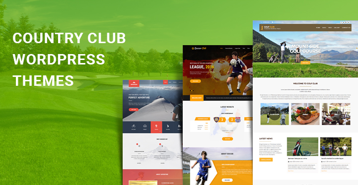 10+ Country Club WordPress Themes for Golf Club and Resort Websites