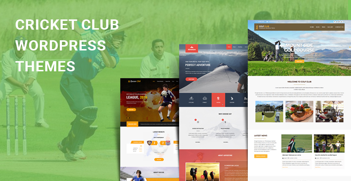 6 Cricket Club WordPress Themes for Cricket and Info Websites