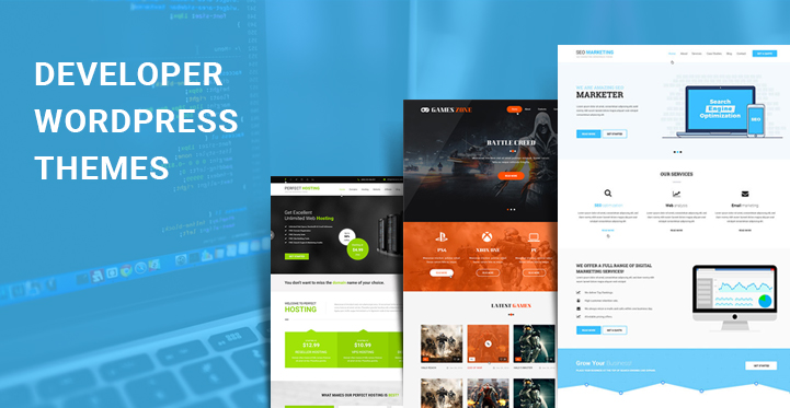 10 Developer WordPress Themes for Developer Friendly Websites