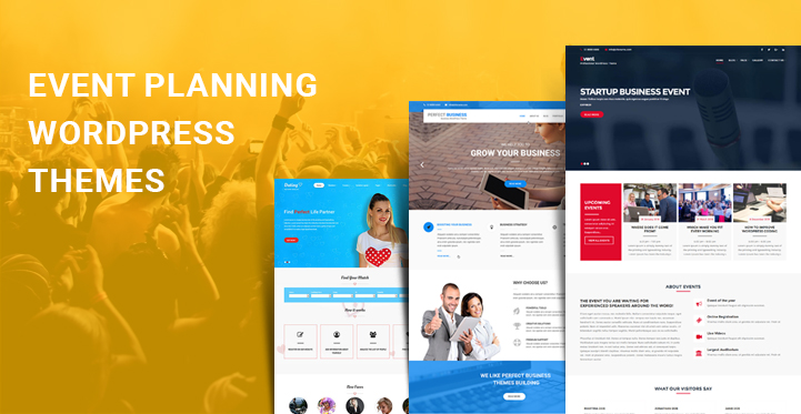 Event Planning WordPress Themes for Coordination & Planning Websites