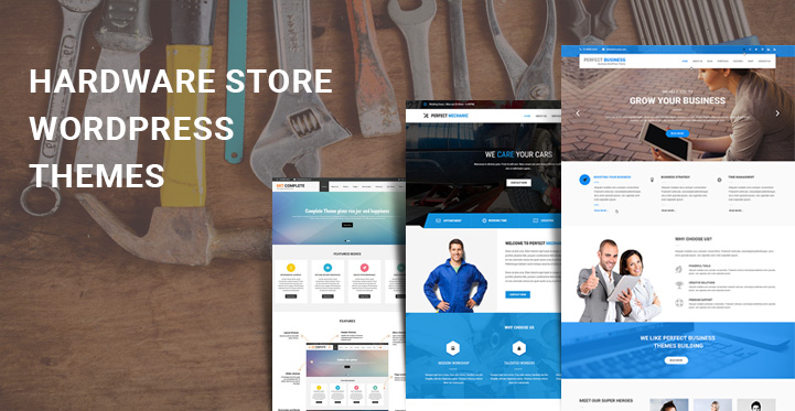 Hardware Store WordPress Themes For Tools & Hardware Selling Websites