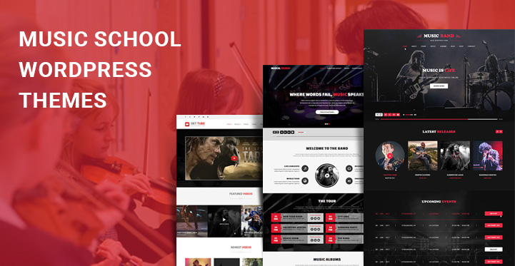 11 Music School WordPress Themes for Music Teacher School Websites