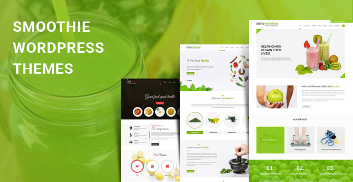 12 Smoothie WordPress Themes For Shakes Diet And Nutrition Cafes