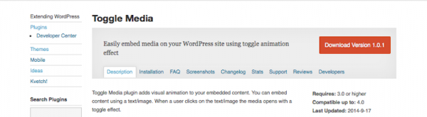 WordPress oEmbed