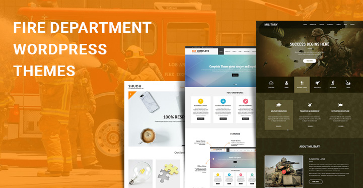 9 Fire Department WordPress Themes for Fire Fighters Security Agency