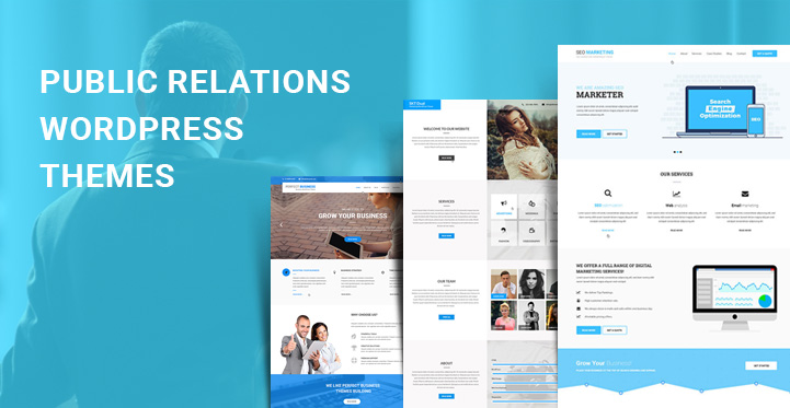 public relations WordPress themes