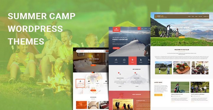 Summer Camp WordPress Themes for Kids Information & Activities