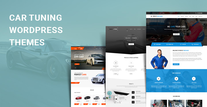 10 Car Tuning WordPress Themes for Car Garage and Auto Parts Stores